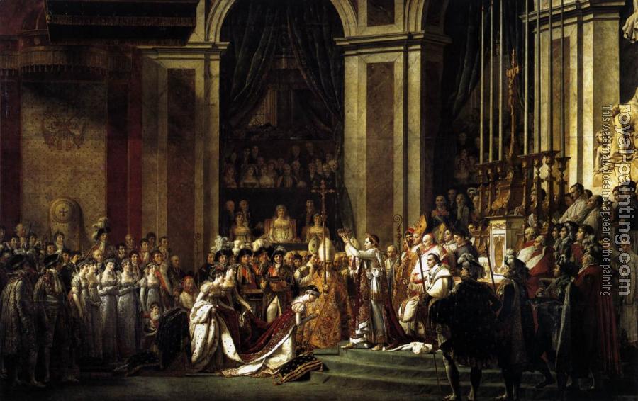 Jacques-Louis David : Consecration of the Emperor Napoleon I and Coronation of the Empress Josephine